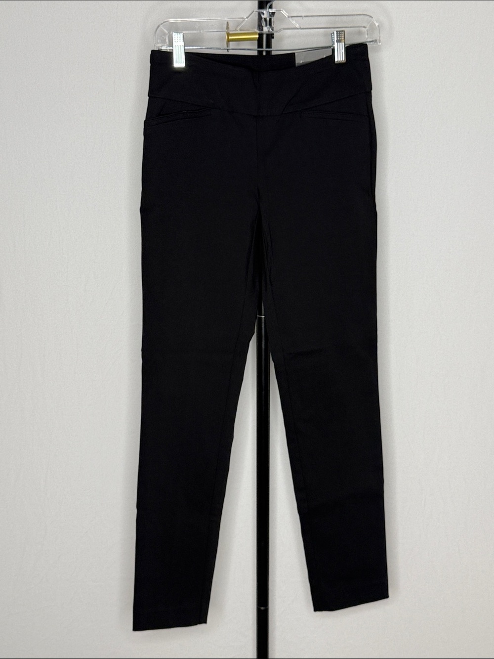 Van Heusen Black Slim Stretch Pull-On Pants